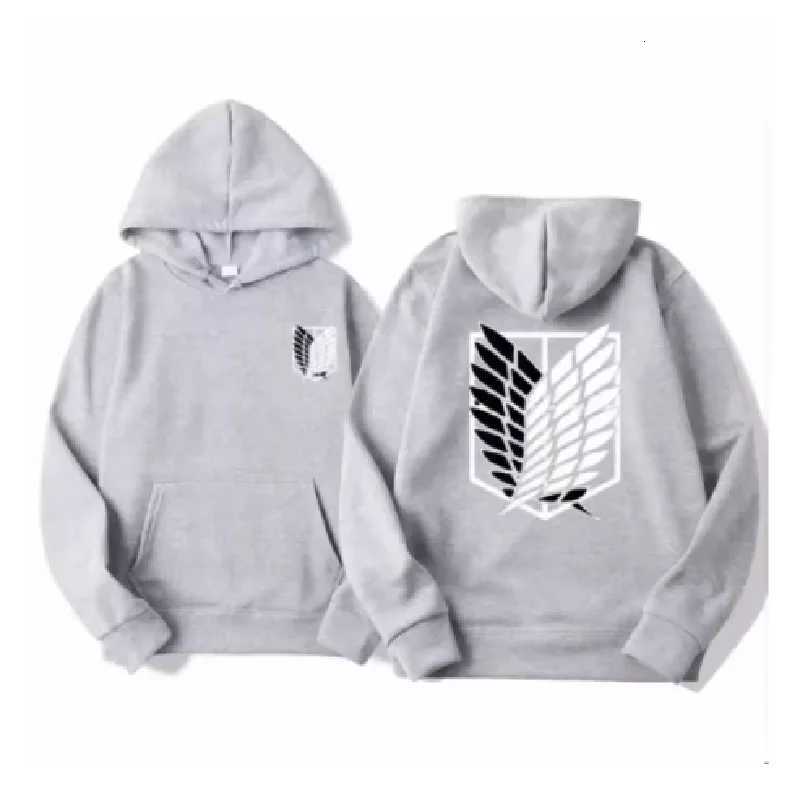 Attack on Titan Mens Hoodie Anime Hoodies Men Women Streetwear Pullover Harajuku Shingeki No Kyojin Hoodies Sweatshirt Clothes W251021