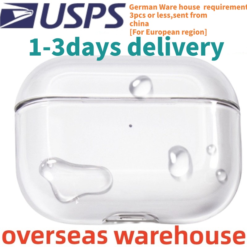 USA Stock For Apple AirPods pro 2 earphone 3rd 5 airpod 4 6 earphones 3 Solid Silicone Cute Protective Headphone Apple Wireless Charging 3nd 2nd airpod anc Case 2025