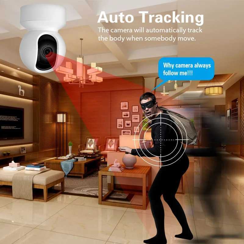 Tuya WiFi 2K 3MP Full HD Indoor Security IP Camera Two WAYS Talk Baby Monitor Surveillance AI Auto Tracking Cam J251121