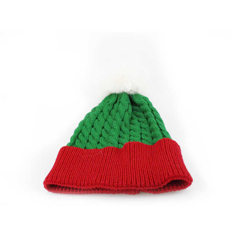 Christmas Beanie Outdoor Fashion Warm Winter Womens Trendy Knitted Hat Brimless Hat H251020