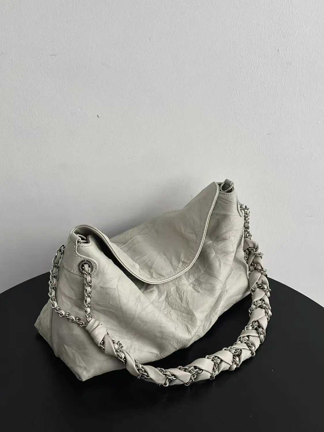 JIAERDI High Street Black Shoulder Bags Purse Women Sweet Cool Chain Leather Y2k Handbag Female Versatile Underarm Bag Hot Girls Z251018