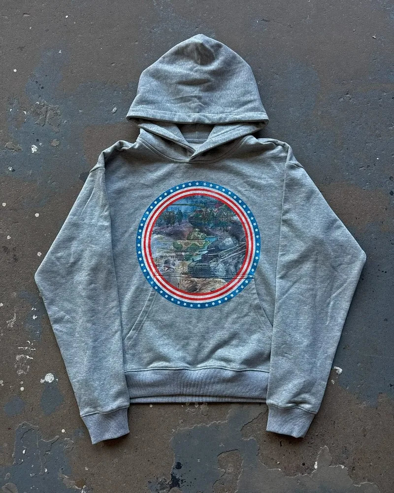 Y2K Hoodie Fashion Vintage Alphabet print pattern Goth Oversized Sweatshirt Men women Hip Hop Comfortable Streetwear TOP 251017