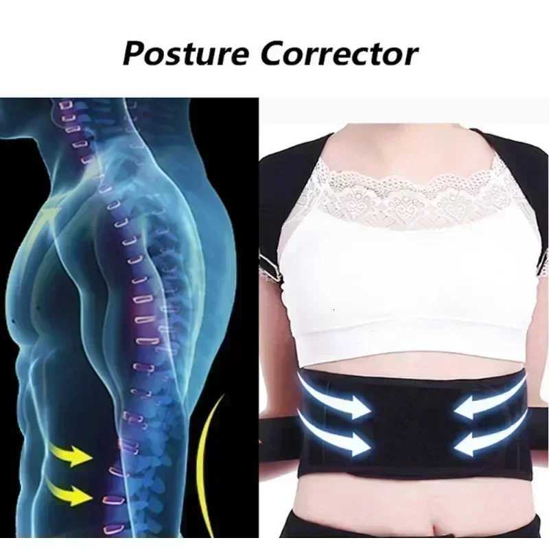 Back Posture Corrector Scoliosis Back Brace Spine Neck Stretcher Trainer Shoulder Support Posture Correction Belt Orthopedic1 D251021