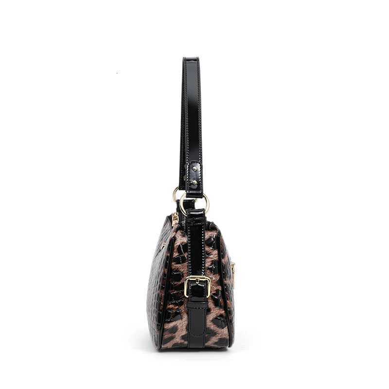 Leopard Print Bag 2024 New lady Bag famous brand shoulder messenger bag genuine leather handbag luxury handbag women Z251018