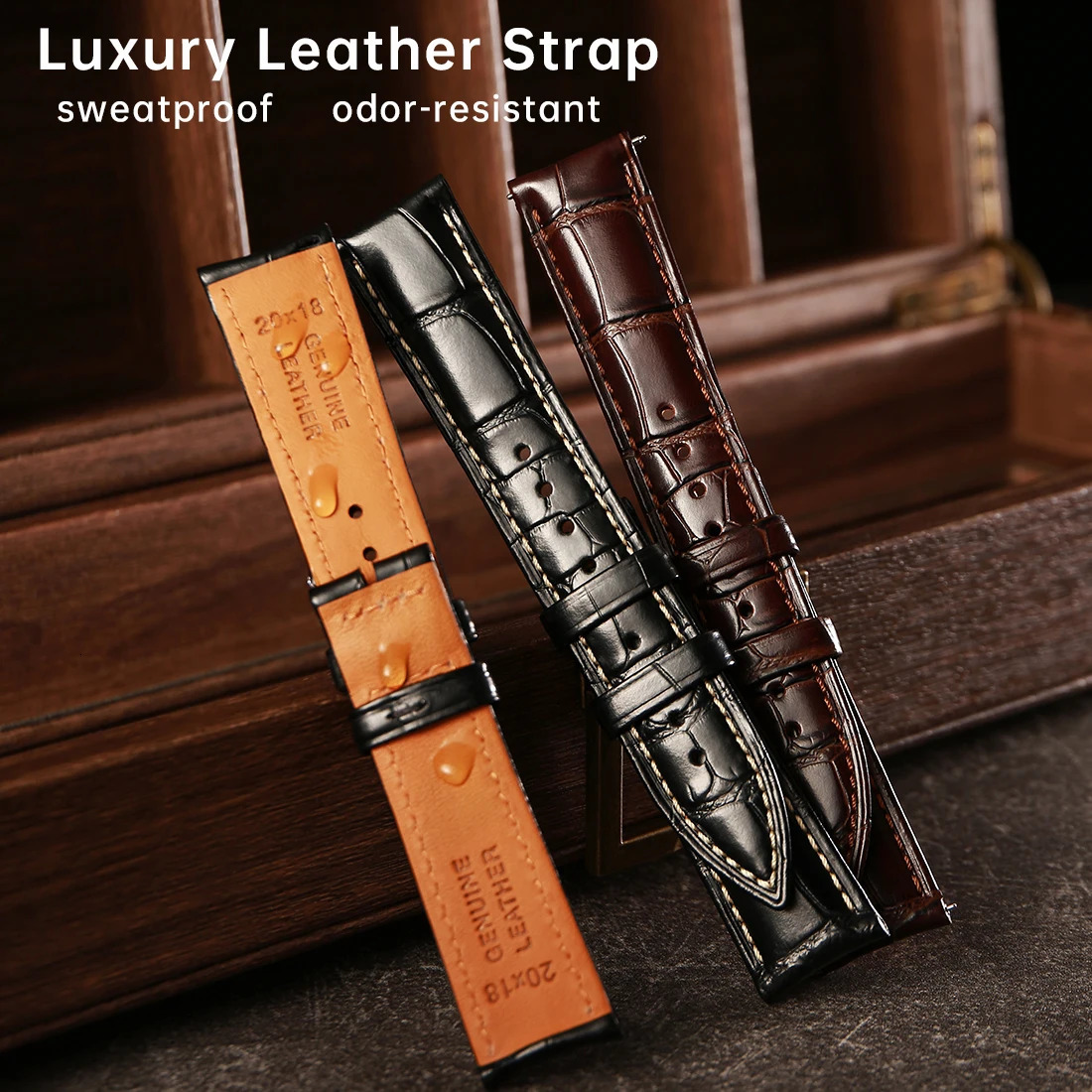 Maikes Leather Watch Strap Quick Release 20mm 21mm 22mm Accessories Watchbands Braceletes For Watch Band 251016