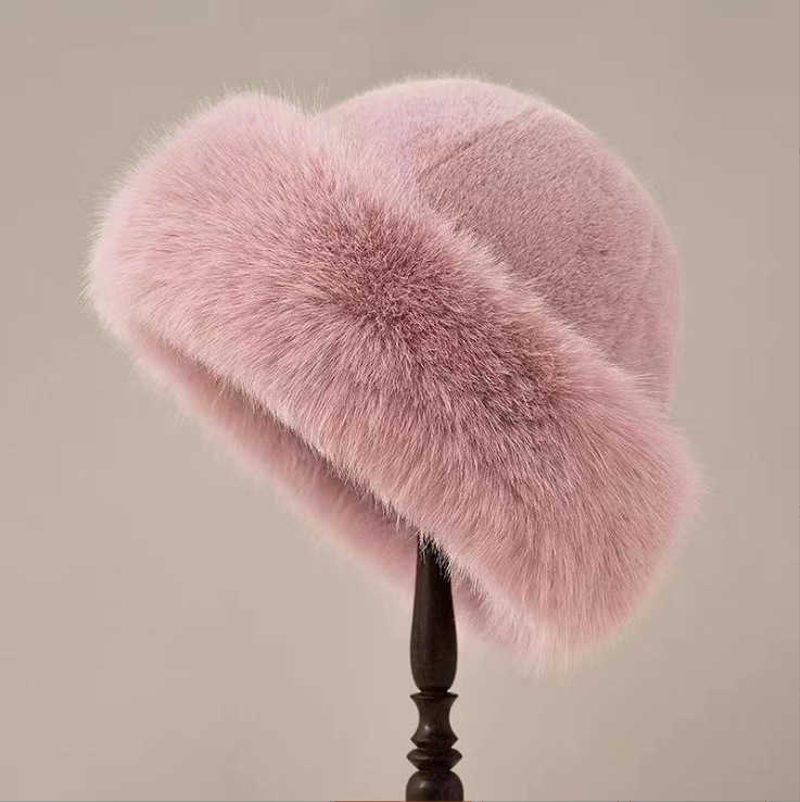 Hat for Women New Thickened Warm Faux Fur Hat Fashion Simple Ladies Hat H251020