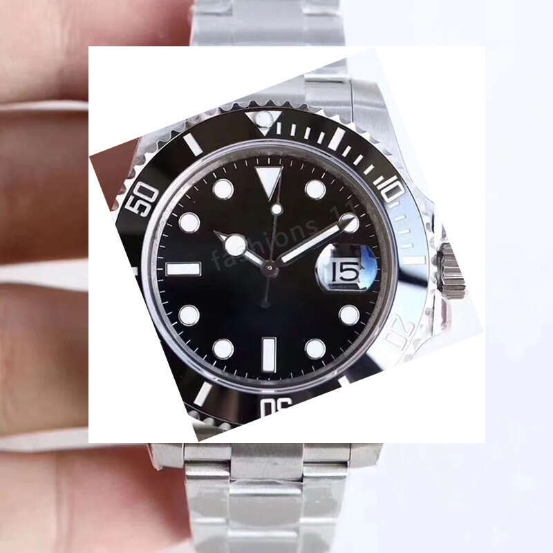 ST9 Wristwatches Sapphire Black watch Ceramic Bezel Stainless Steel 40mm Automatic Mechanical Mens Men Watch Watches