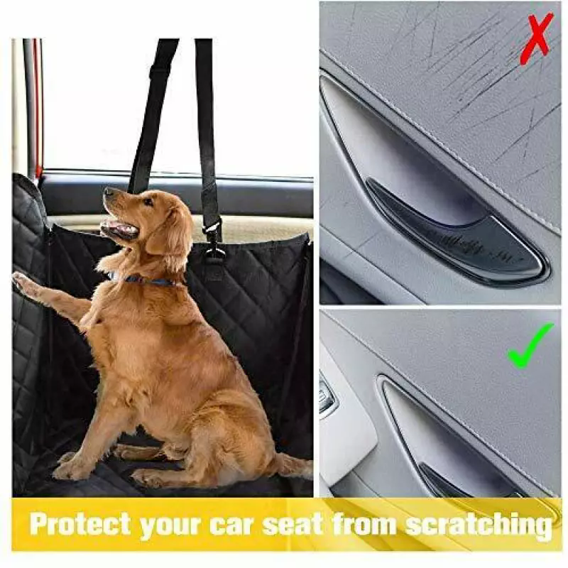 Dog Car Seat Cover Seat Extender Dog Hammock Backseat Heavy Duty Nonslip Durable Safety Waterproof Pet Mat Back Seat Covers for Cars Trucks and SUVs