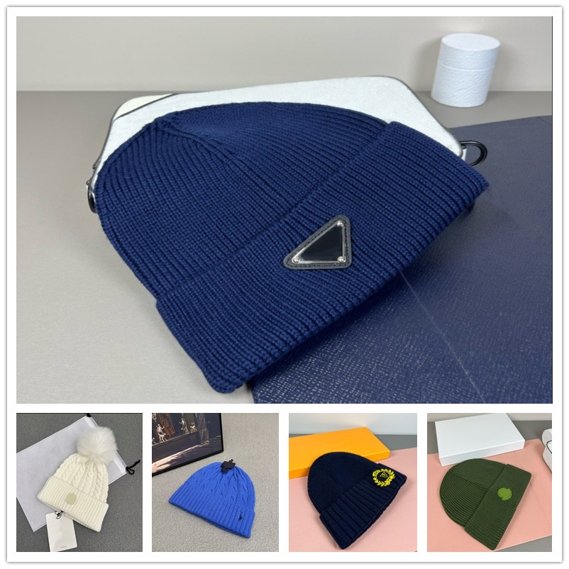 Designer Beanie Women Hat Bonnet Autumn Winter Warm Men Women Skull Knitted Wool Cap Smig Beanie Tide Street Hip-hop Hats Fashion Bonnet 01