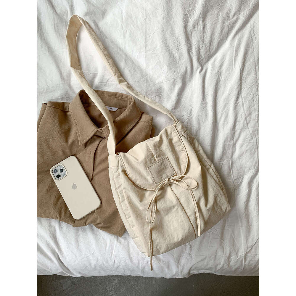 Student Casual Korean Crossbody Summer Flap Niche Design New Small Square Nylon Women's Shoulder Bag B5