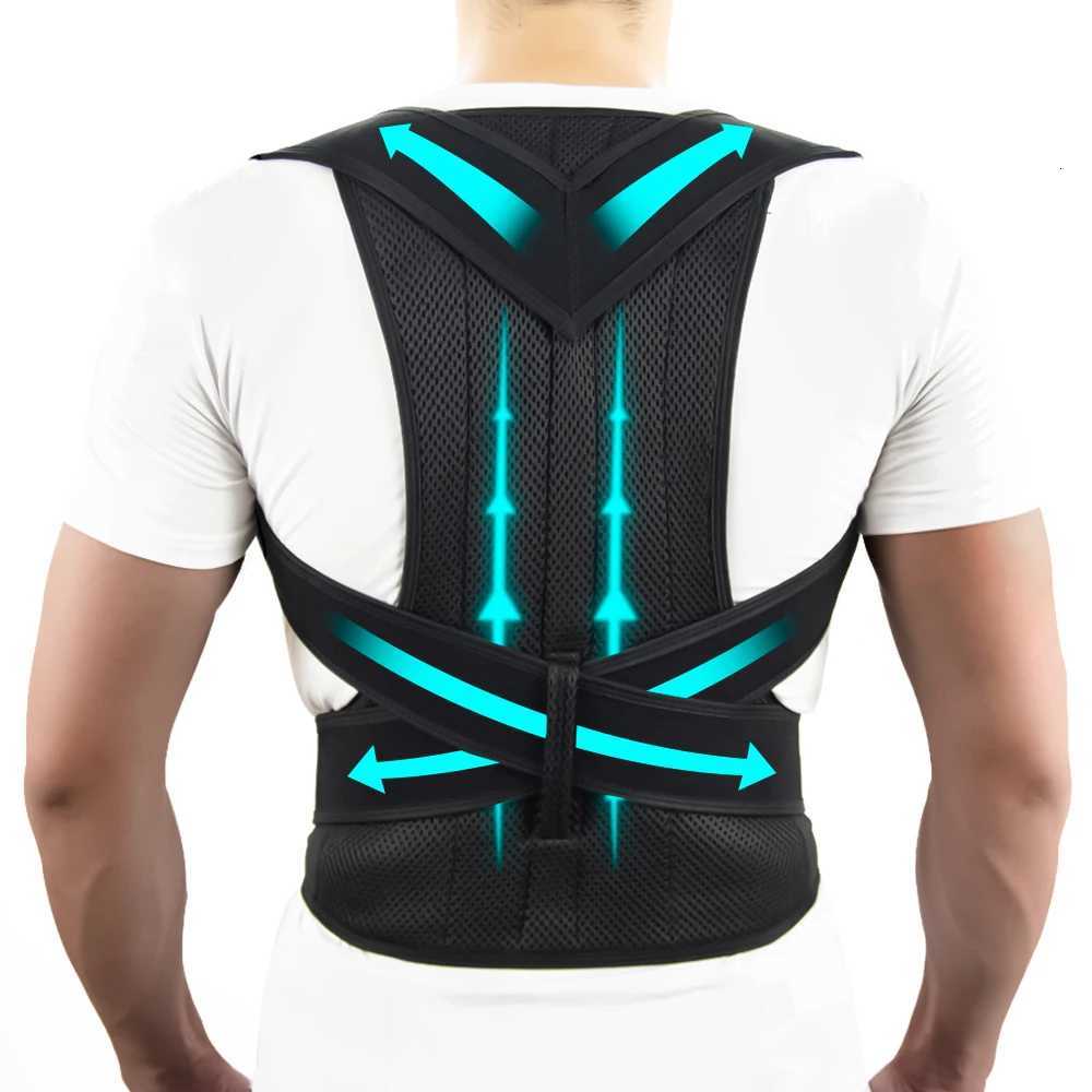 Back Brace Posture Corrector for Women and Men Shoulder Straightener Adjustable Full Back Support for Upper and Lower Back D251021
