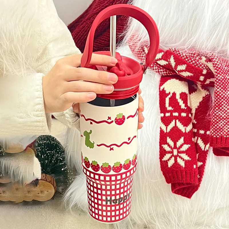 Creative Large Capaci Stainl Steel Thermal Cup King Car Carrier St Wens Sle Durable Portable Water Bottle Gift Y251021