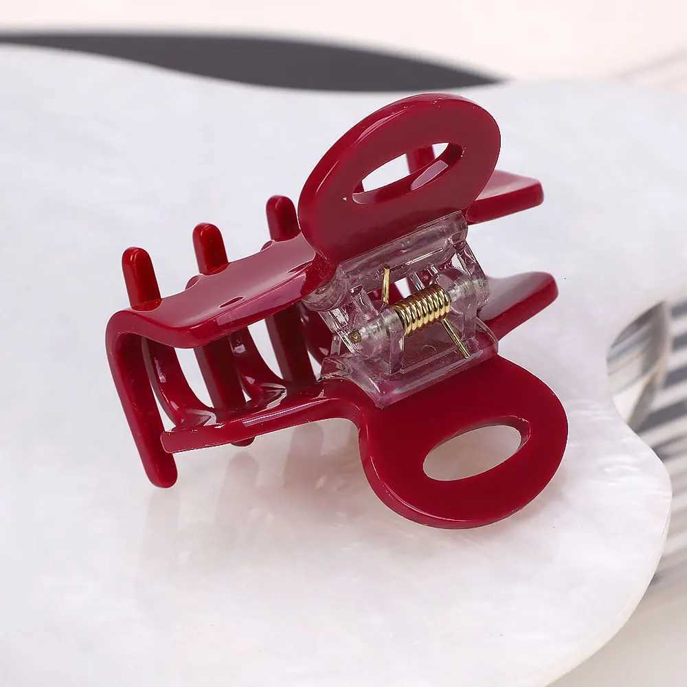 Red Acetate Hair Crabs 55cm Long Hair Clips for Girls And Women Korean Fashion Tie up Hair AccessoriesW254021