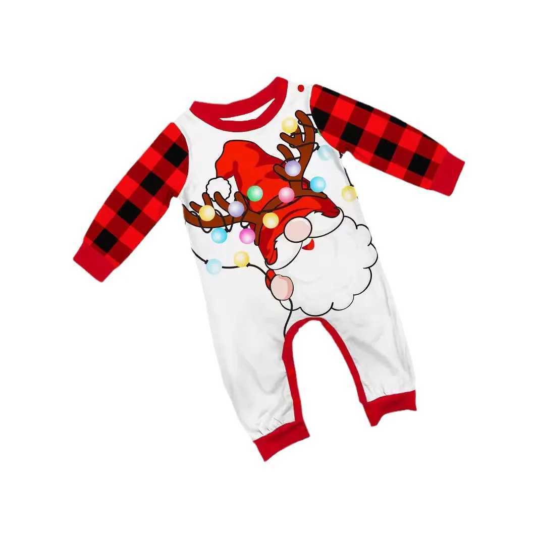 European and American family Christmas parentchild clothing 2025 new autumn and winter cartoon roundneck family vacation set L251021KCGG