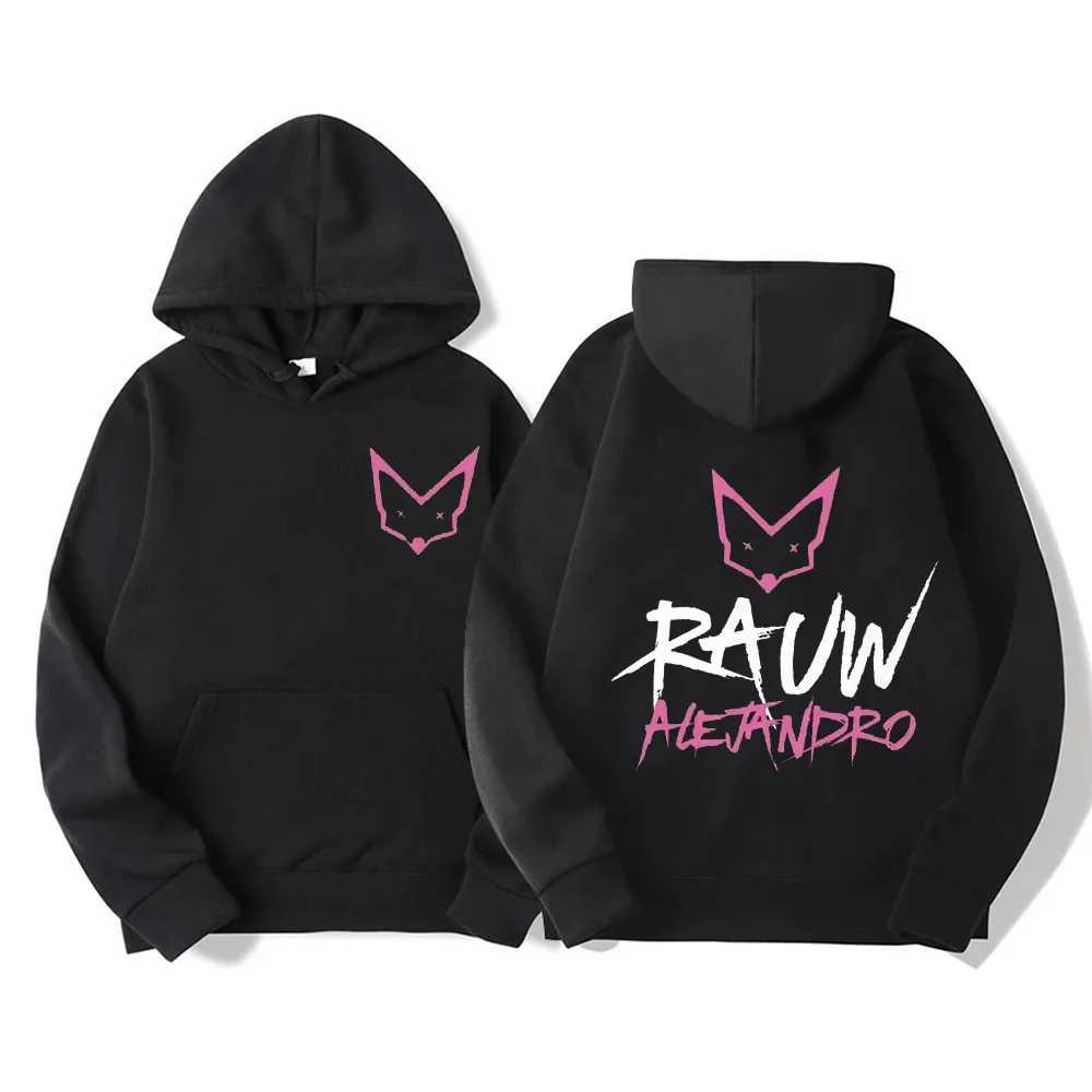 Rauw Alejandro mens hoodie Harajuku sweatshirt Mens retro streetwear Hip Hop Mens hoodie J251021