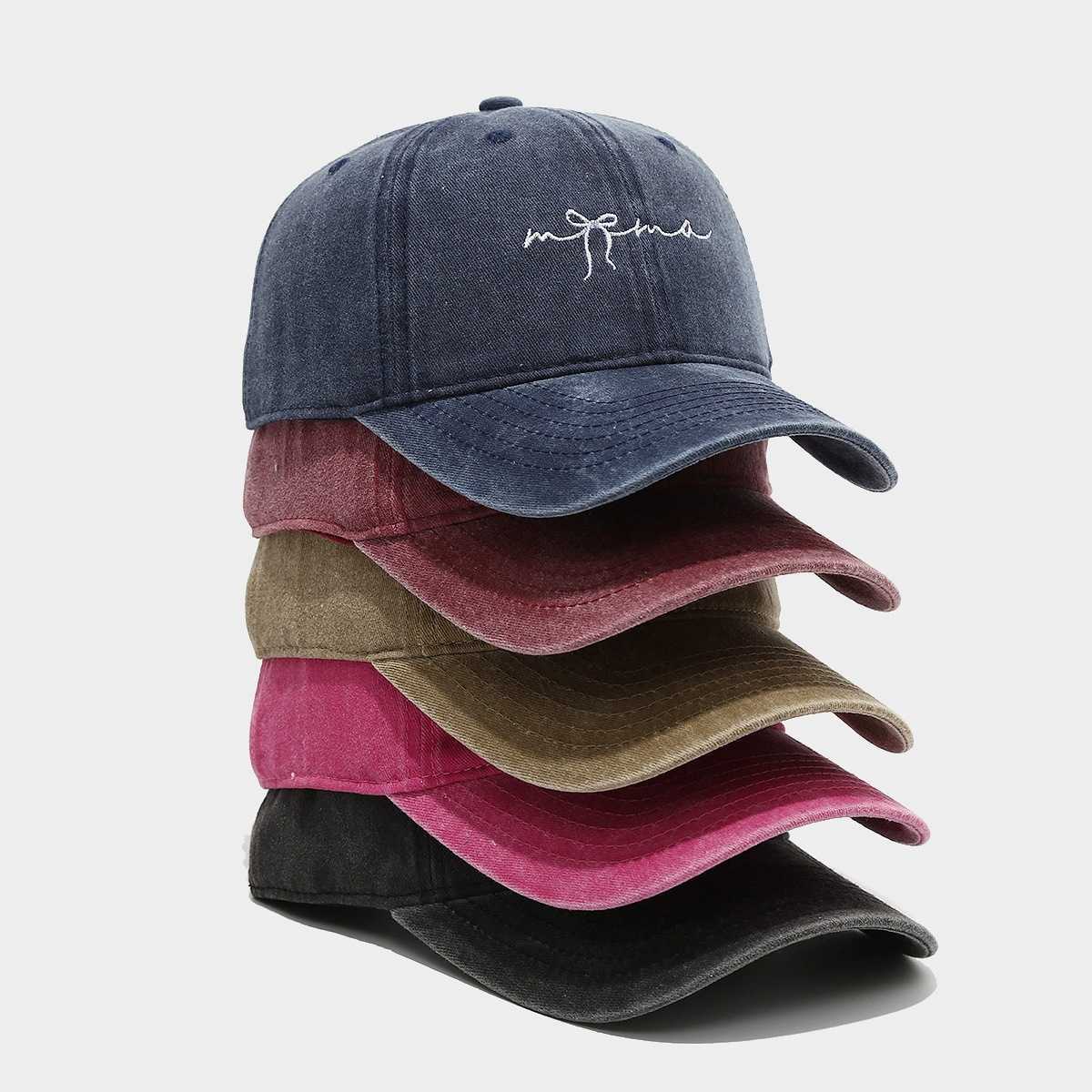 Womens Spring Summer Bowknot Letter Soft Top Sun Hat Sun Protection Slimming Outdoor Breathable Casual Baseball Cap H251020