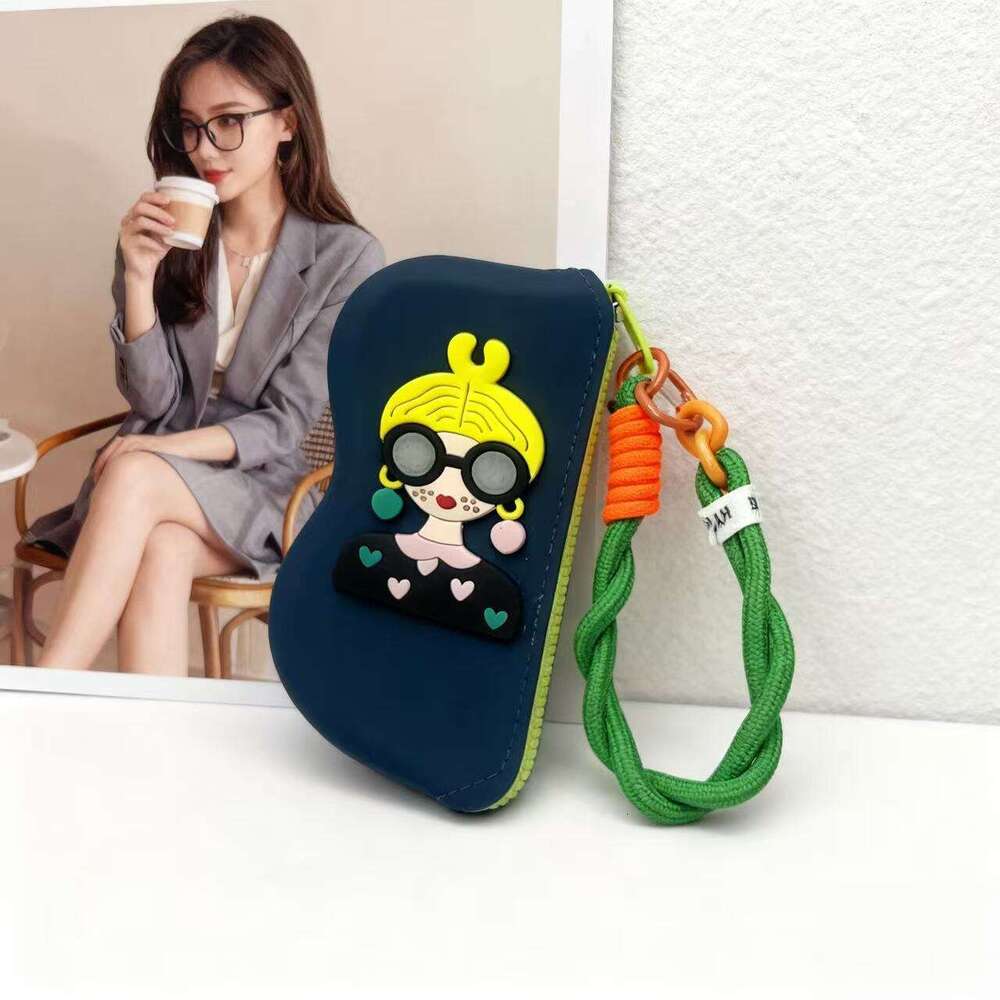 Silicone Cute Waterproof Portable Lightweight Sunglasses Bag Glasses Case Storage Box
