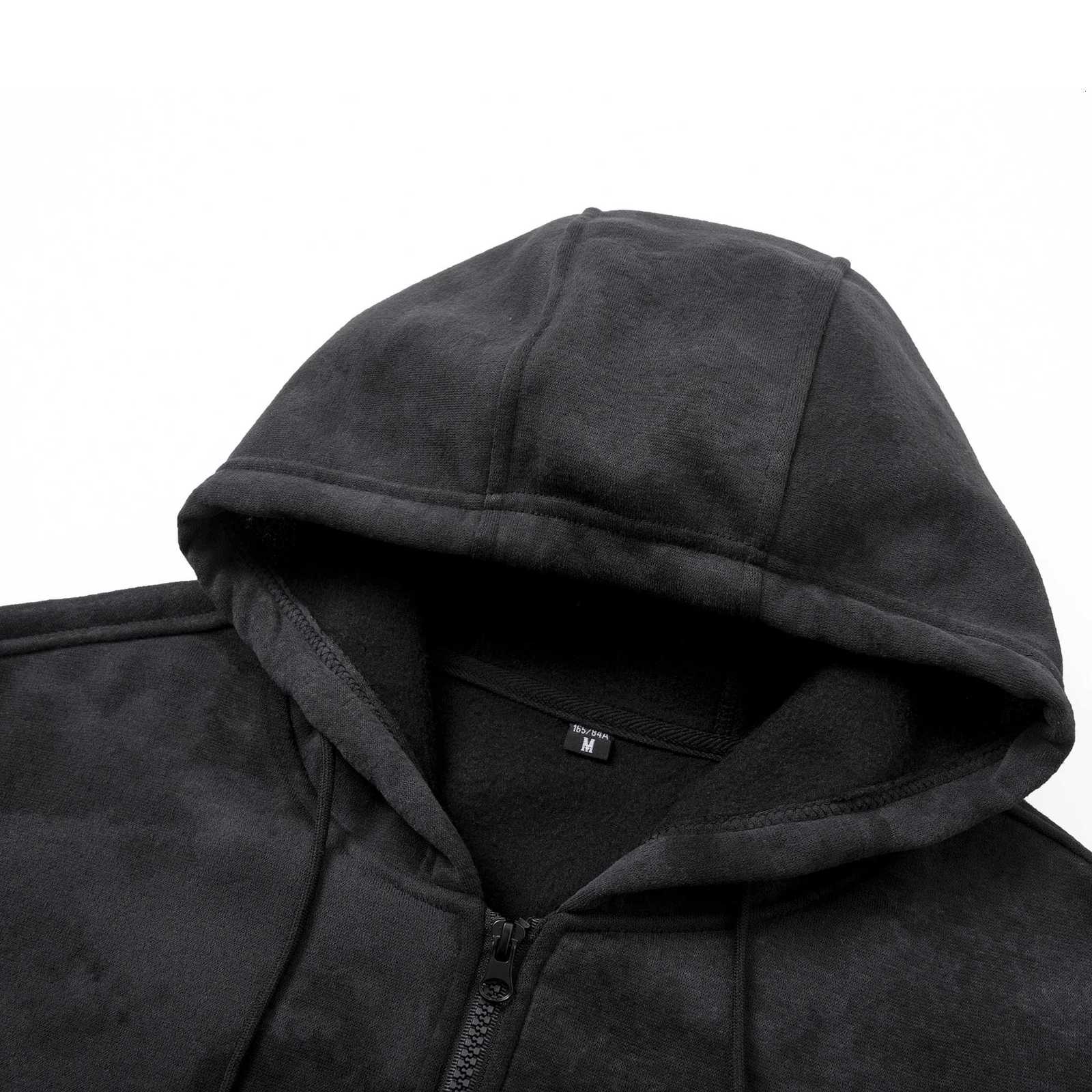 Mens Hoodies Long Sleeve Sweatshirt Zipper Design Hooded Sweatshirt for Men Clothing Sportswear Slim Fit Casual Jacket W251021