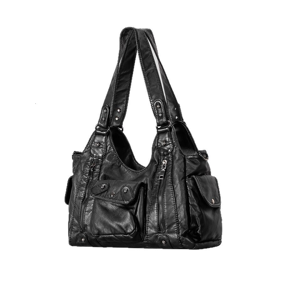 Vintage Vintage Style Y2k Spicy Girl Large Capacity Designer Bag New Autumn And Winter Trend Multi Pocket Luxury Handbag Women's Shoulder Bag