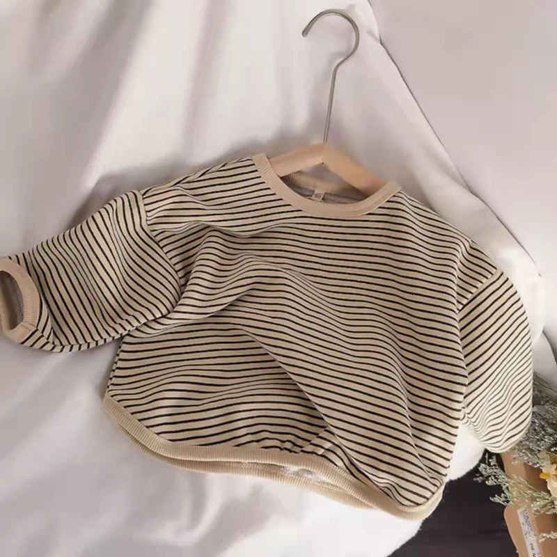 Kids Boy Sweatshirt For Toddler Girls Top Clothes Spring Cotton Long Sleeve TShirt Children Clothes Autumn 16Y Boys Clothes 251021