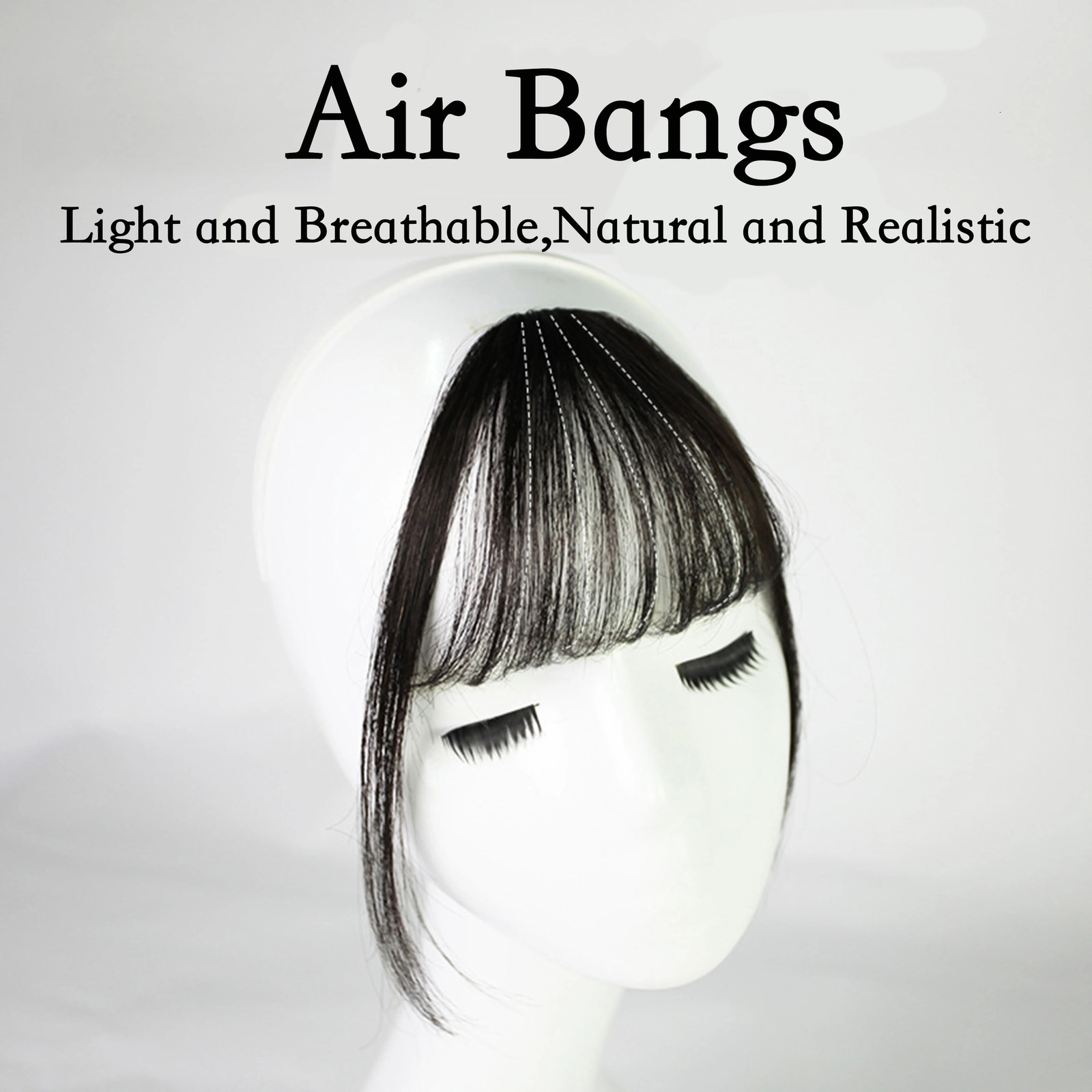 Fake Air Bangs Hair Styling Tools Hair ClipIn Extension Synthetic Hair Fake Fringe Natural False Hairpiece Women Clip In Bangs 251014