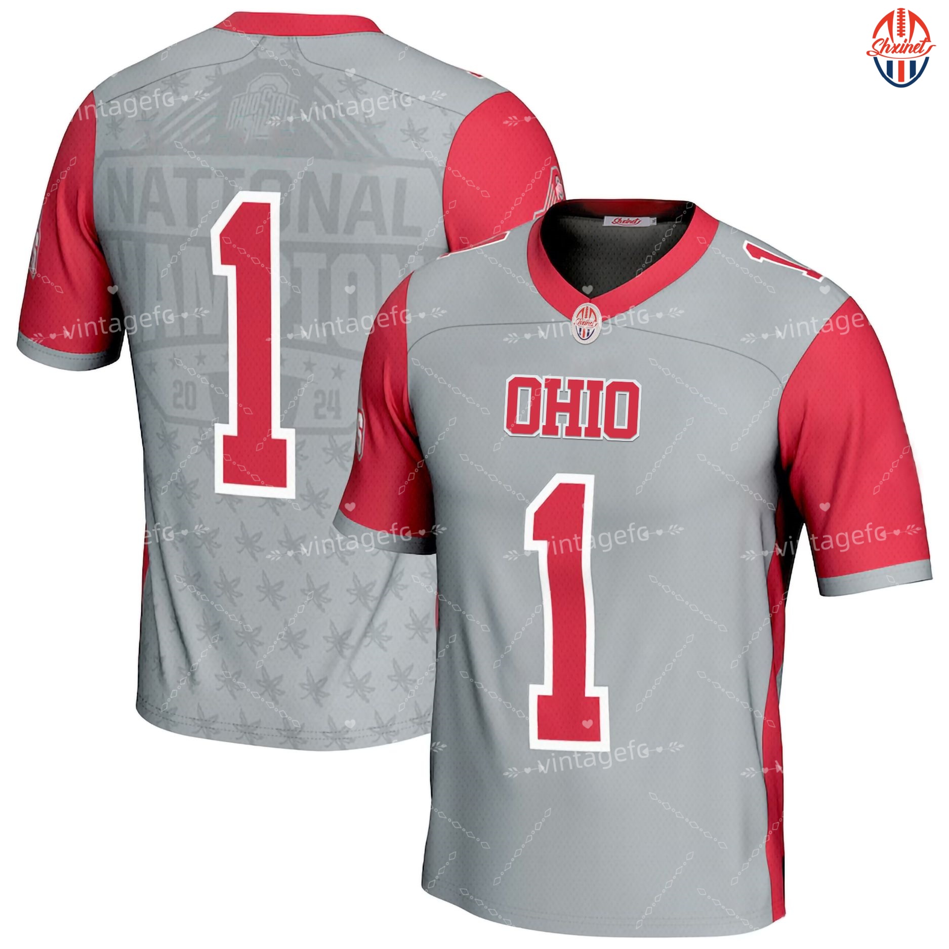 2025 College National Champion Buckeyes Jersey 4 Jeremiah Smith Ohio States Jack Sawyer Will Howard Caleb Downs Treveyon Henderson Simon Denzel Burke 