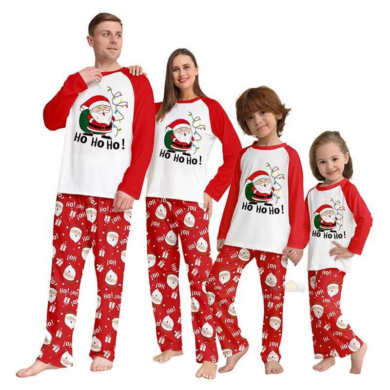 Christmas Outfits Family Matching Pajamas Adult Kids 2024 New Xmas Pyjamas Clothes Set Baby Rompers Casual Sleepwear Family Look L251021KGZX