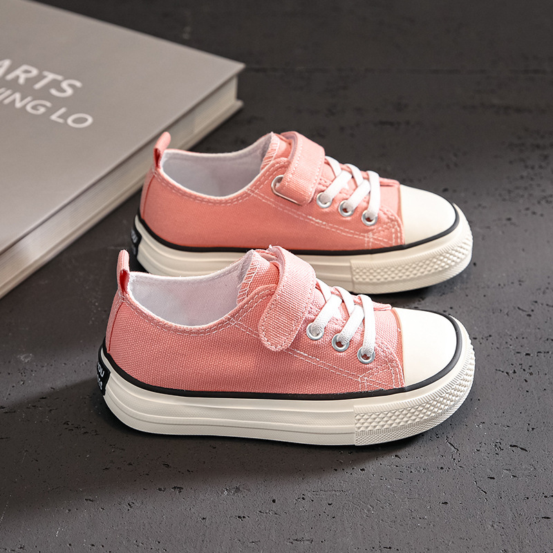 Kids Canvas Shoes Toddler Board Shoes Children Anti Slip Sneakers Kidszworld Boys Girls School Canvas Cloth Shoes Sizes 20 - 37 US5C-US5Y K1187