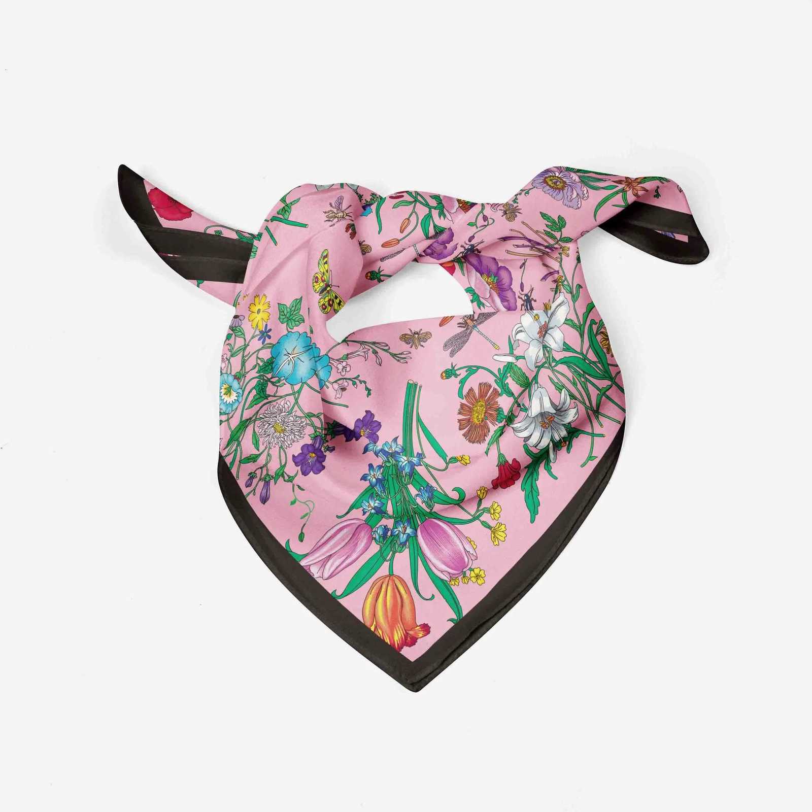 70cm70cm Fashion 2025 Designer Print Scarf Winter Warm Head Hair Shawl Women Designer Wool Scarfs Square Headband Hijabs W251021