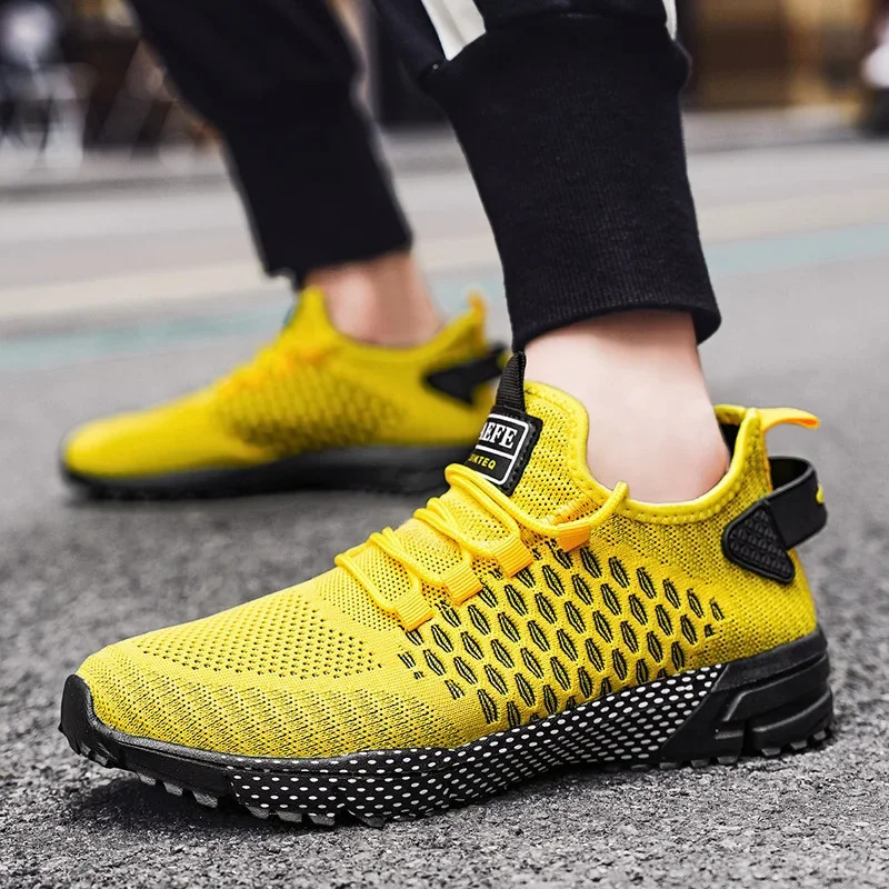 Mens Running Shoes Mens Casual Sneakers Mesh Breathable Outdoor Tennis Walking Shoes Gym Training Mens Shoes Size 3646 251017