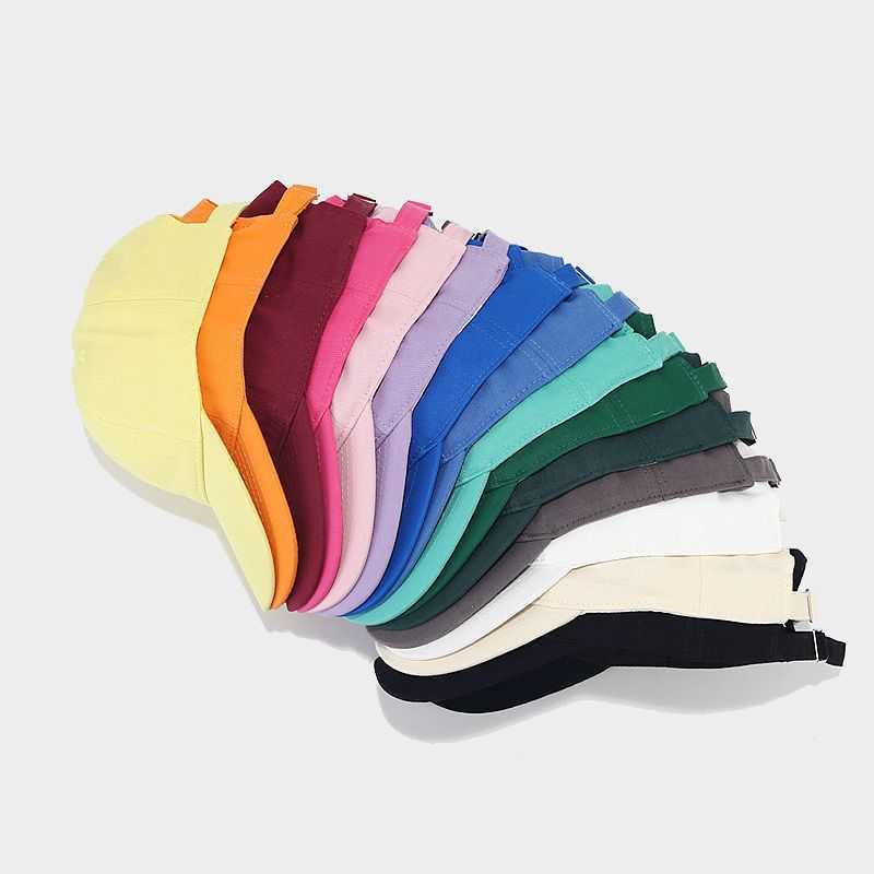 Fashion Plain Soft Top Cotton Baseball Cap for Men Slimming Street Hiphop Duckbill Cap for Women H251020