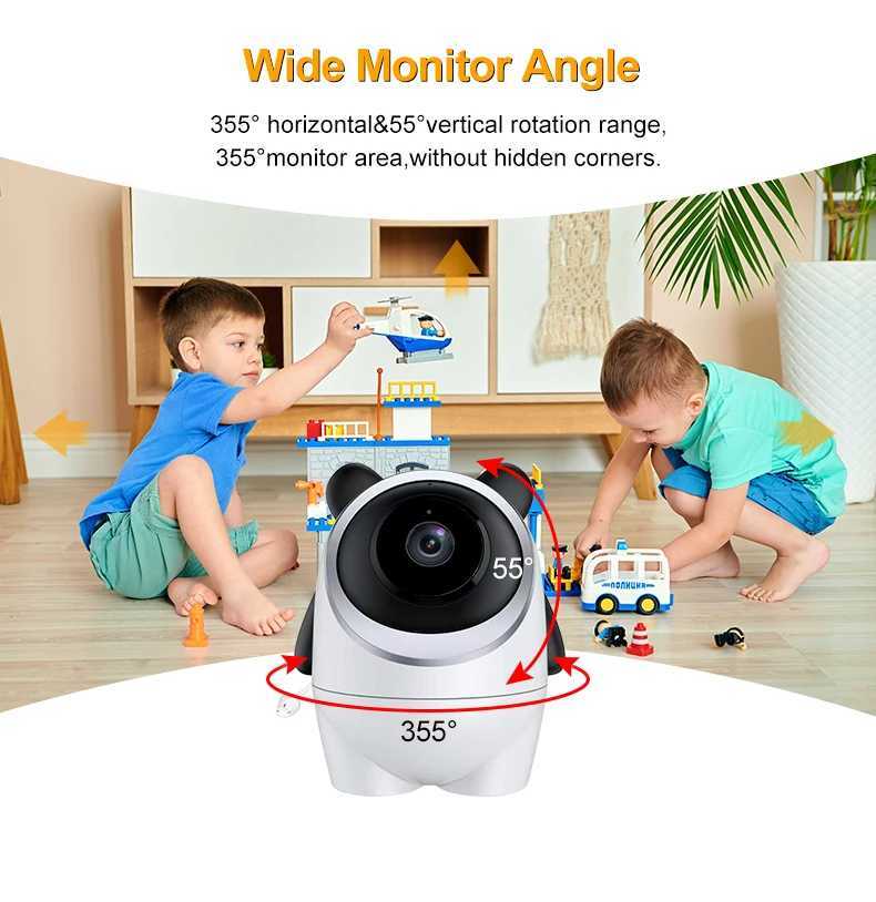 Smart indoor security protection mother home surveillance 43 inch wireless WiFi video voice intercom baby electronic camera J251121