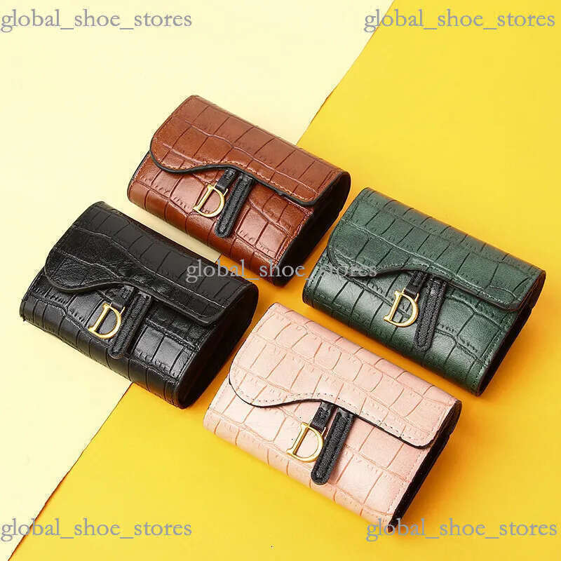 Designer New European And American Style Exquisite High End Multi Slot Small Card Set Women Light Niche Crocodile Pattern Wallet
