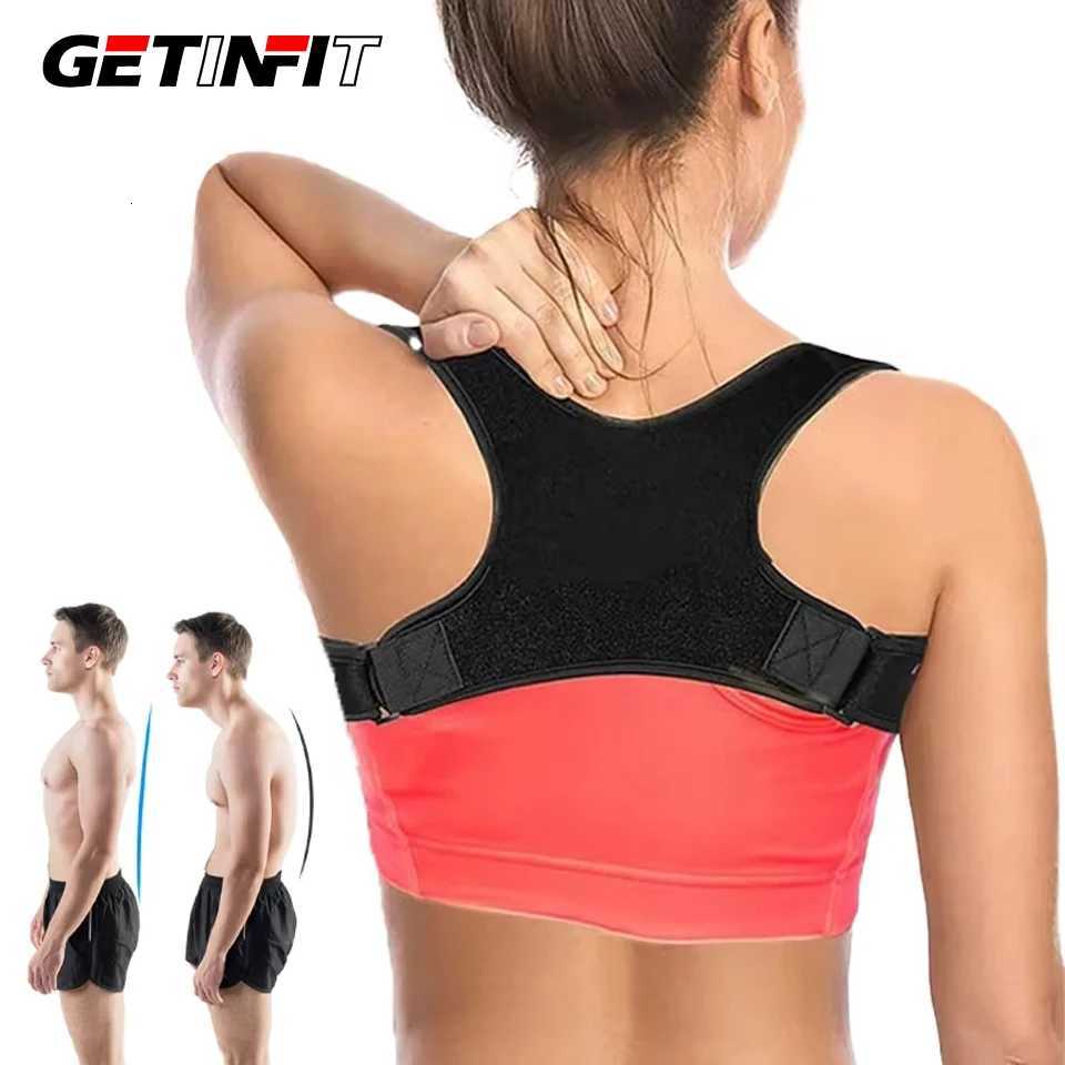 GETINFIT Adjustable Spine Posture Corrector Protection Posture Correction Band Humpback Back Pain Relief Corrector Back Shoulder D251021