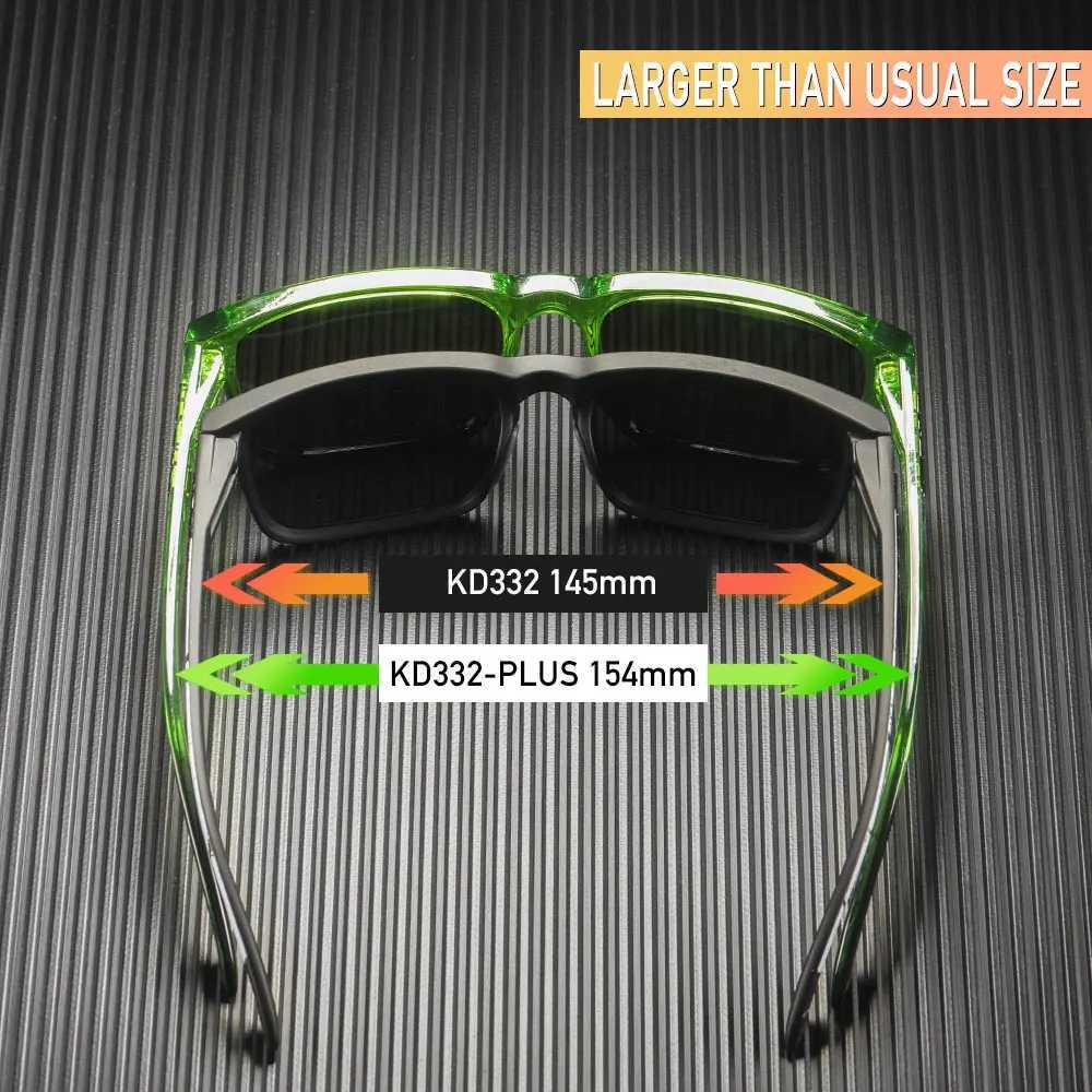KDEAM Large Size Mens Sunglasses Polarized Photochromic Night Vision Oversized Sun Glasses Fashion Women Shades Width 154mm J251114