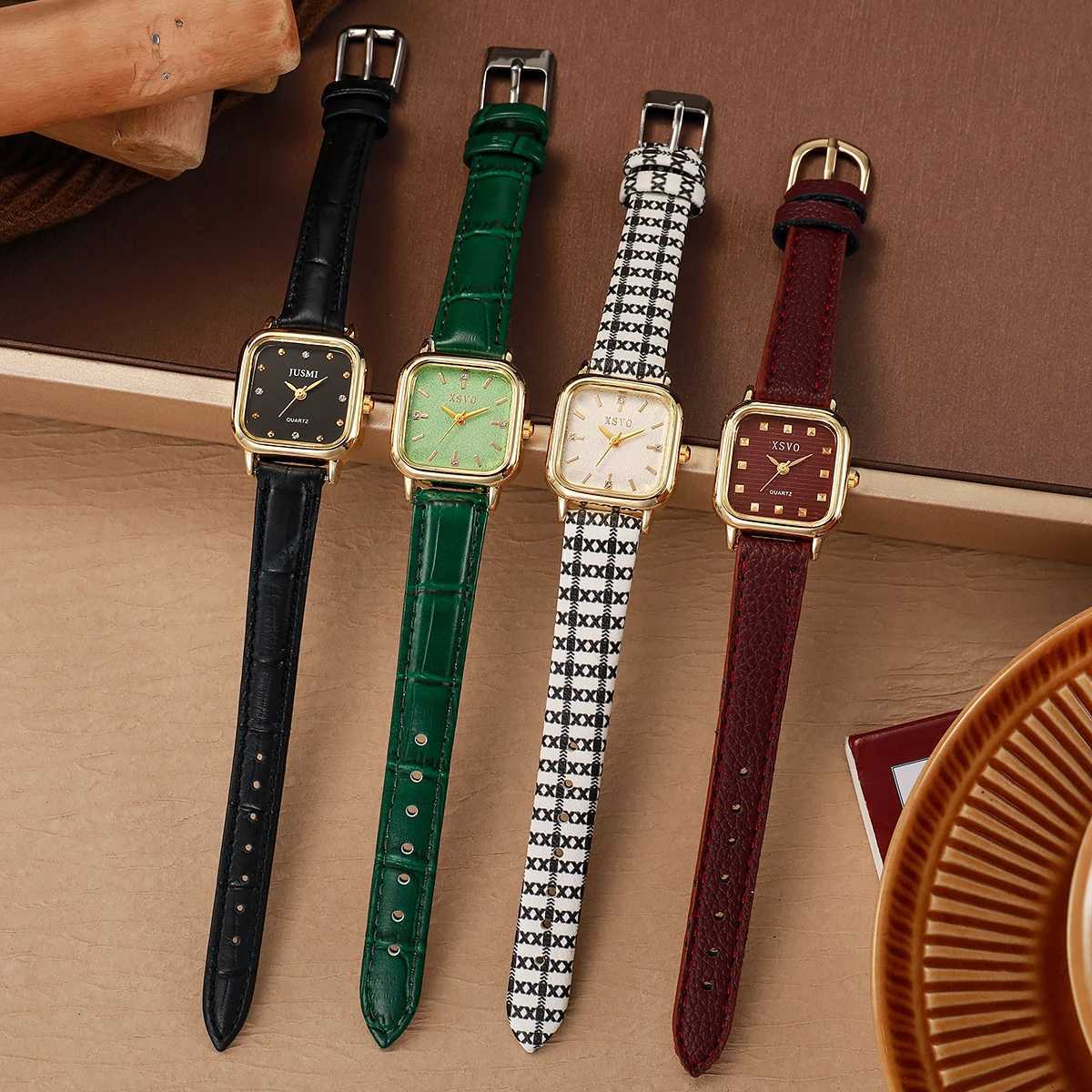 Minimalist and Exclusive Womens Korean Style Student Rectangular Wrist with Vintage Charm Ladies QuartzXJ251021