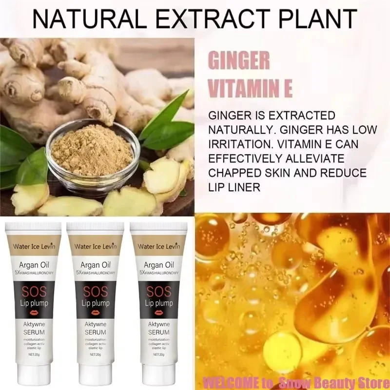 Lip Plumper Serum Extreme Volume Lip Enhancer Liquid Oil Moisturizing Reduce Fine Lines Lip Plumper Gloss Sexy Beauty Makeup 251018