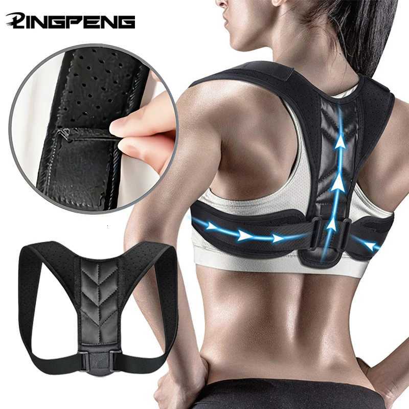 Back Posture Correction Belt Hunchback Corrector Adult Men and Women Sitting Posture Correction Belt Shoulder Straight Back D251021