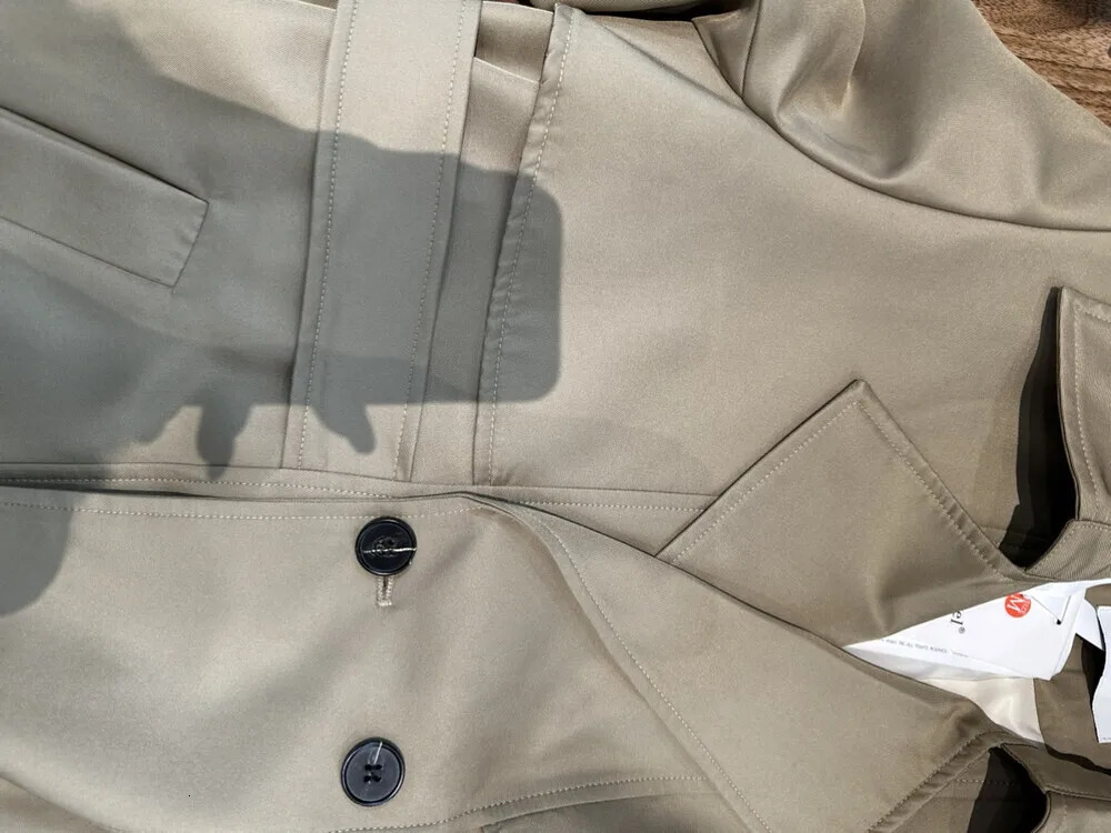 BJTZ Fall Winter Womens Short Trench Coat Belted Waist Office Commute Chic Elegant Casual Outerwear Jacket 251017