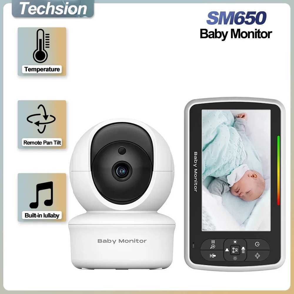 5 Inch Video Baby Monitor with Camera 360 PanTilt 1000ft Mother Kids Childrens Cam Portable Video Nanny Baby Items 2X Zoom J251121