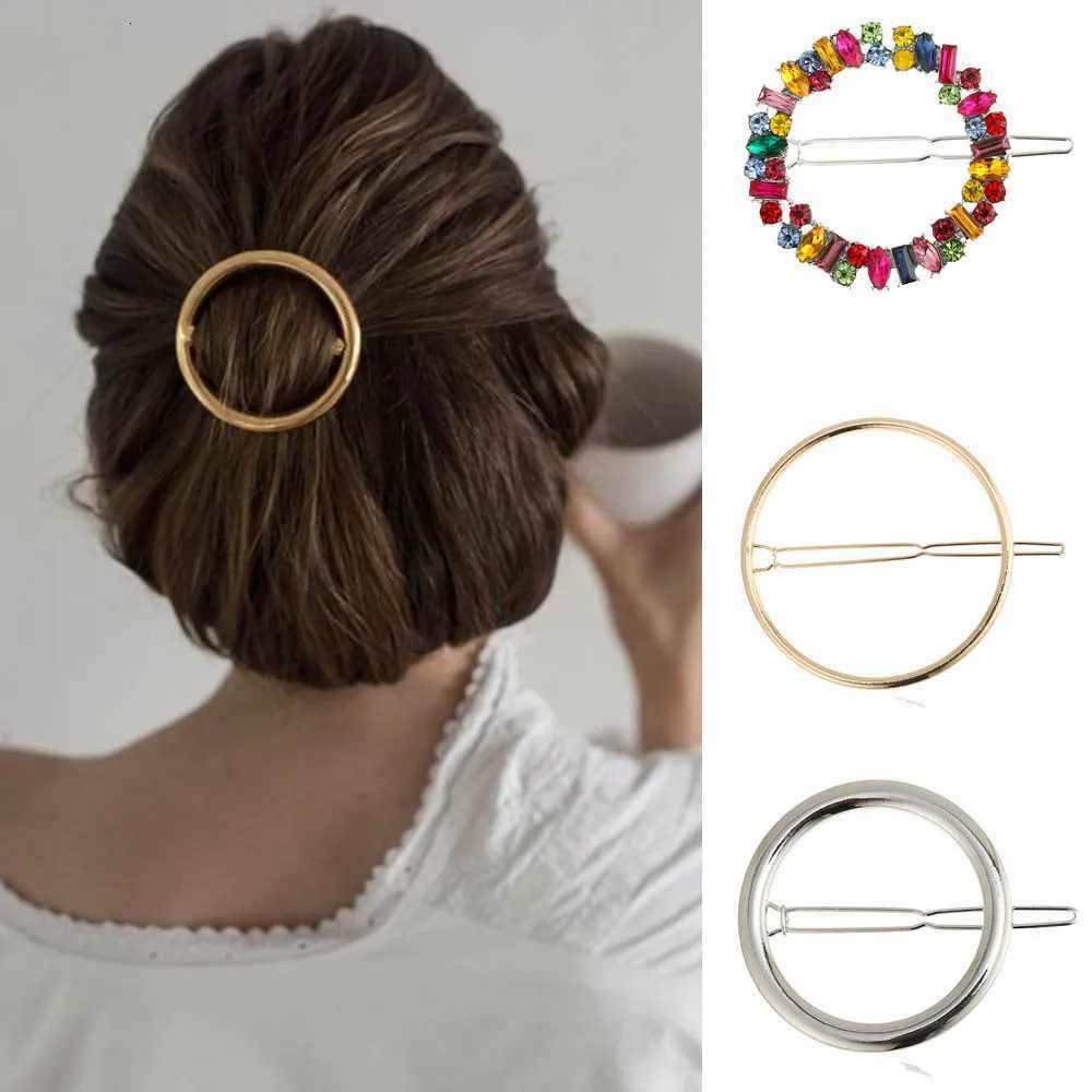 Shiny Rhinestone Hairpin Hair Clip Girls Ponytail Holder Hairpin Clamps Word Clip Mixed Color Hair Clip Hair AccessoriesW254021