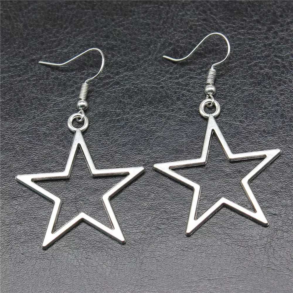 Fashion Star Earrings Star Goddess Stars Gifts Simple Large Pendant Earring Handmade Vintage Drop Earrings For Women J251021