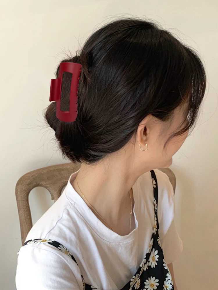 Silicone Hair Claw Clip Nonslip Soft Claw Clip Flexible Elegant Hair Clip for Birthday Christmas GiftW254021