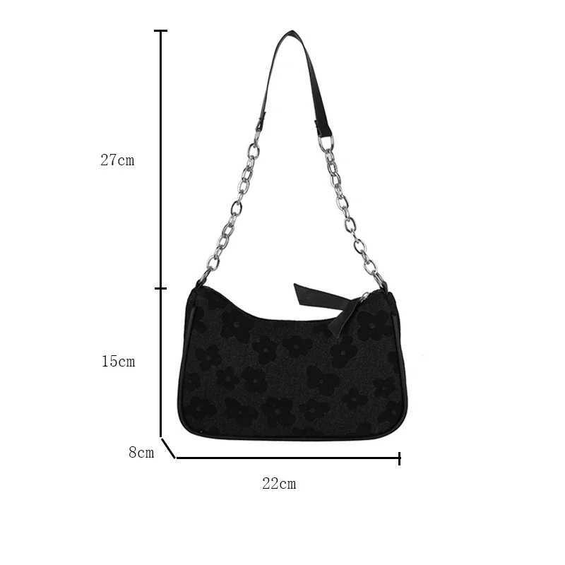 2025 New Fashion Felt Shoulder Bags for Women Small Casual Underarm Bag Female Hand Crossbody Bags for Women Purses and HandbagsXJ251021