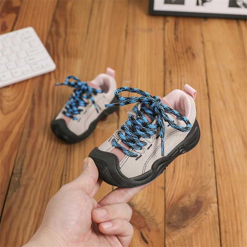 Children Hiking Shoes Baby Girls Boys Genuine Leather Sneakers Autumn Kids Casual Shoes Nonslip Soft Sole Infant Toddler Shoes C251021
