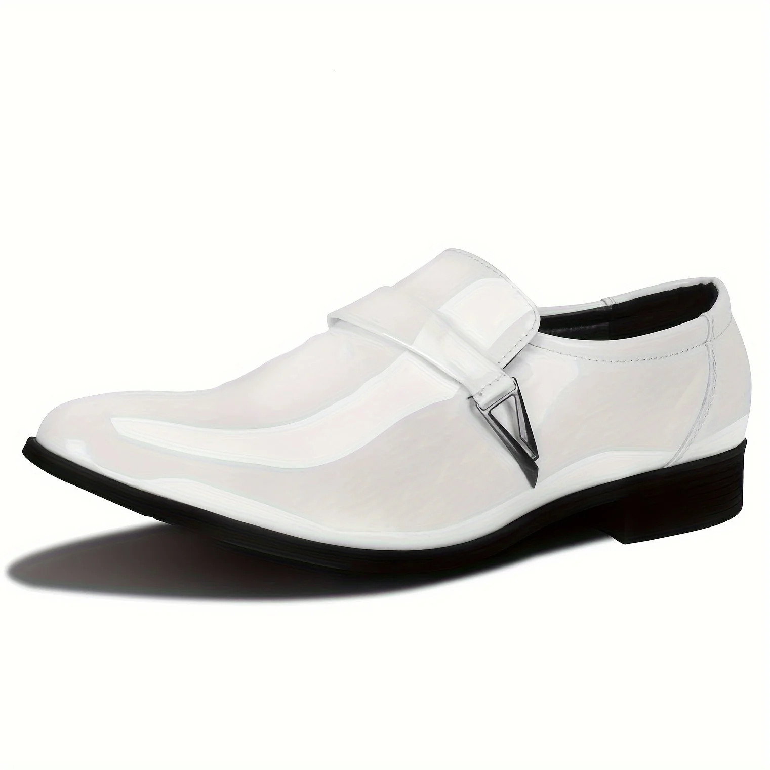 Mens Pointed Toe Tuxedo Casual Shoes Wedding Party Fashion Shoes 251021