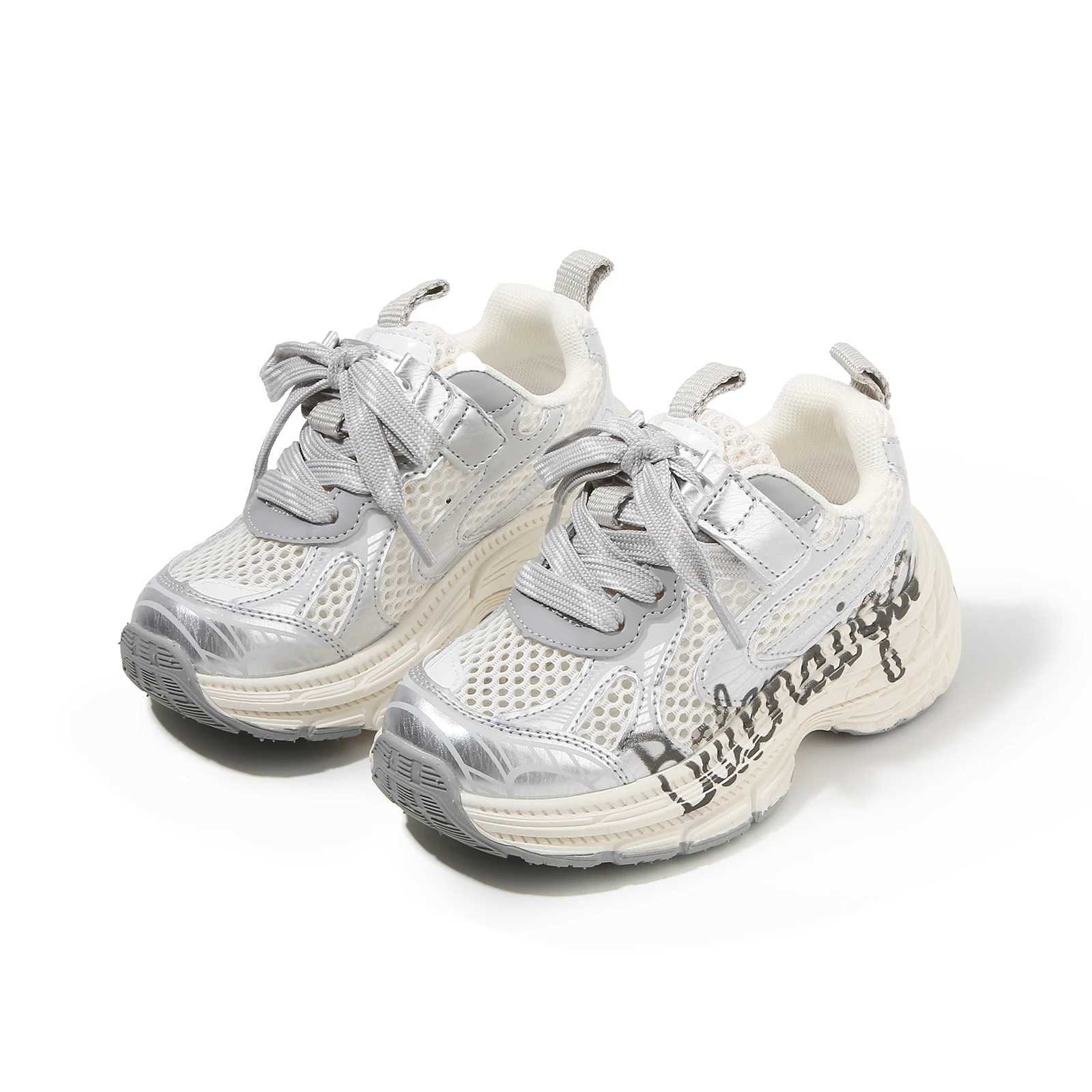 Sports shoes middle and big children shoes fashion breathable mesh shoes boys pops shoes summer girls casual shoes softsoled sh C251021