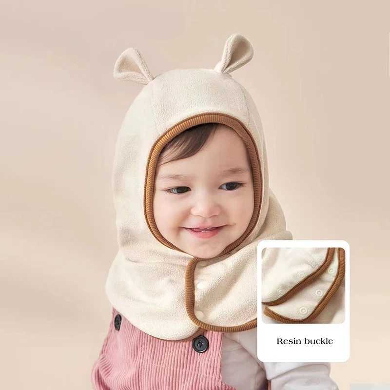 Winter Children Plush Headgear Cap Cold Proof Baby Hooded Beanie 624Month Kids Warm Face Mask Bonnet Fleece Scarf Balaclava Hat J251021