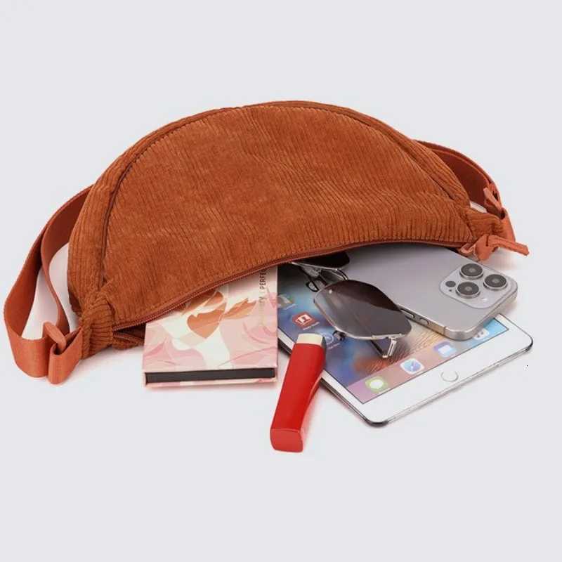 Corduroy Crossbody Bags for Women Ladies Large Capacity Shoulder Bag Fashion Purse and Handbags Solid Color Women Messenger BagXJ251021