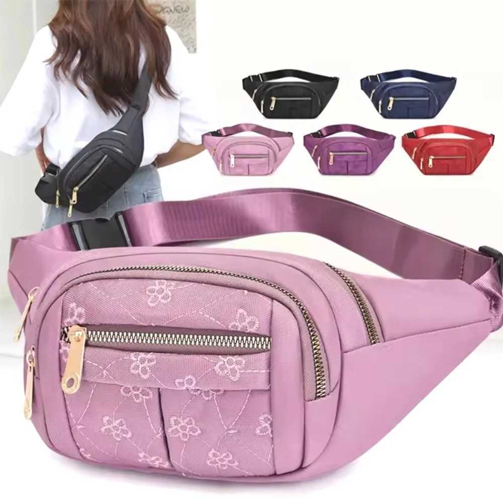 Womens Waterproof Waist Bag Oxford Cloth Crossbody Fanny Pack Fashion Chest Belt Bag Travel Sports Hip Purse Z251021